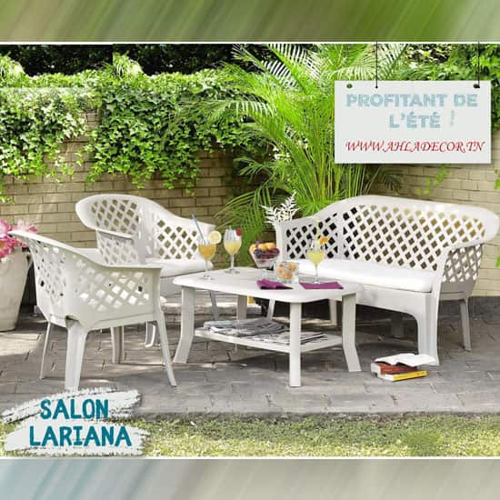 Salon de Jardin Lariana pour extérieur Avec Assises