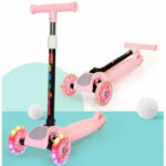 Trottinette-pliable-jouet-enfant-pas-cher-rose