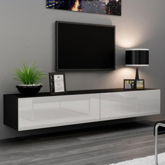 meuble-tv-mural-noir-blanc