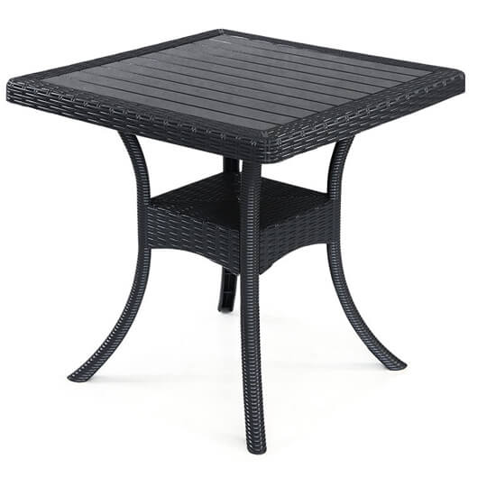 table-jardin-sotufab-noir